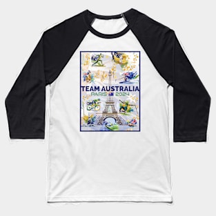 Team Australia - Paris 2024 Baseball T-Shirt